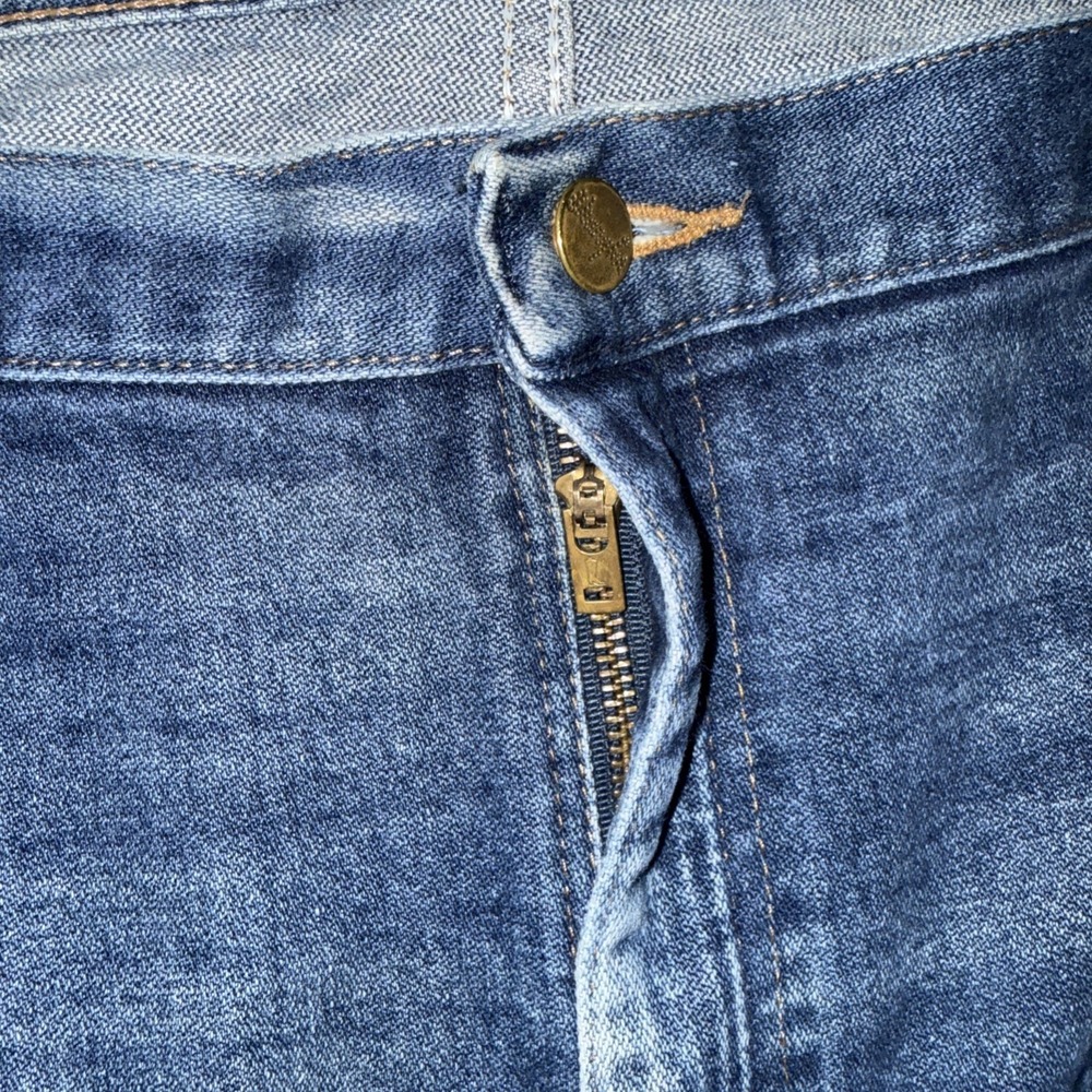 Wrangler Jeans Men's 40X36 Blue Denim Cowboy Cut Rodeo Distressed 47MWZPW - Picture 12 of 13